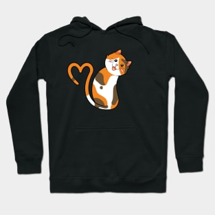 Calico Cat Love Hoodie